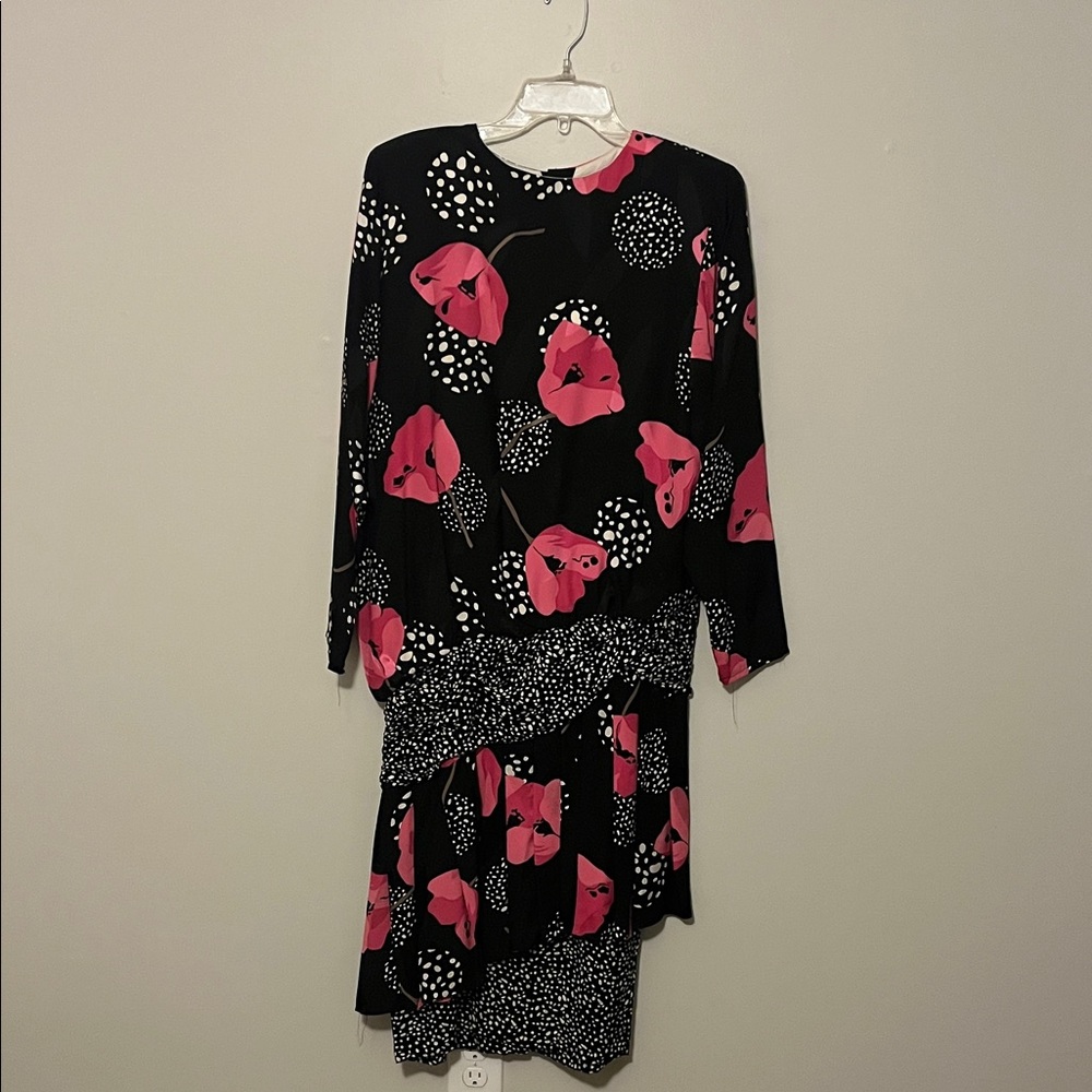 Amazing vibrant drop waist dress